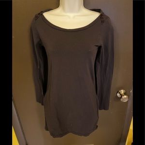 😍SOFT Charlotte Russe Purple button collar top